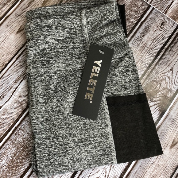 Gray/Black Leggings - Picture 4 of 7